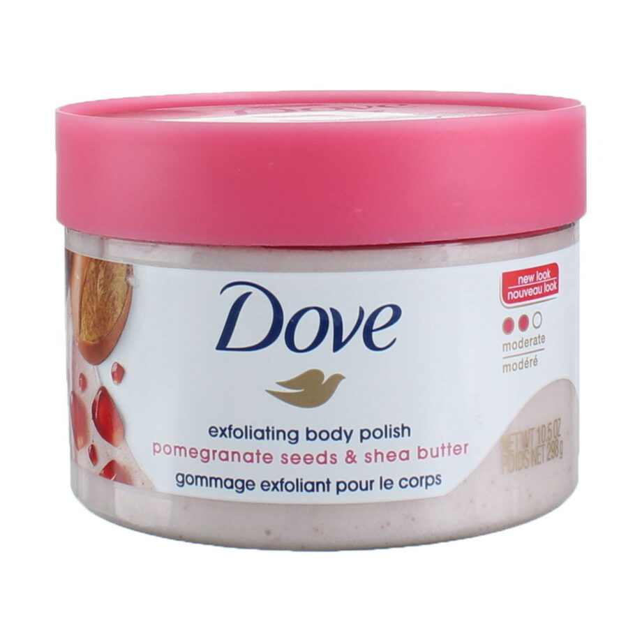Dove exfoliating body polish pomegranate seeds & Shea butter