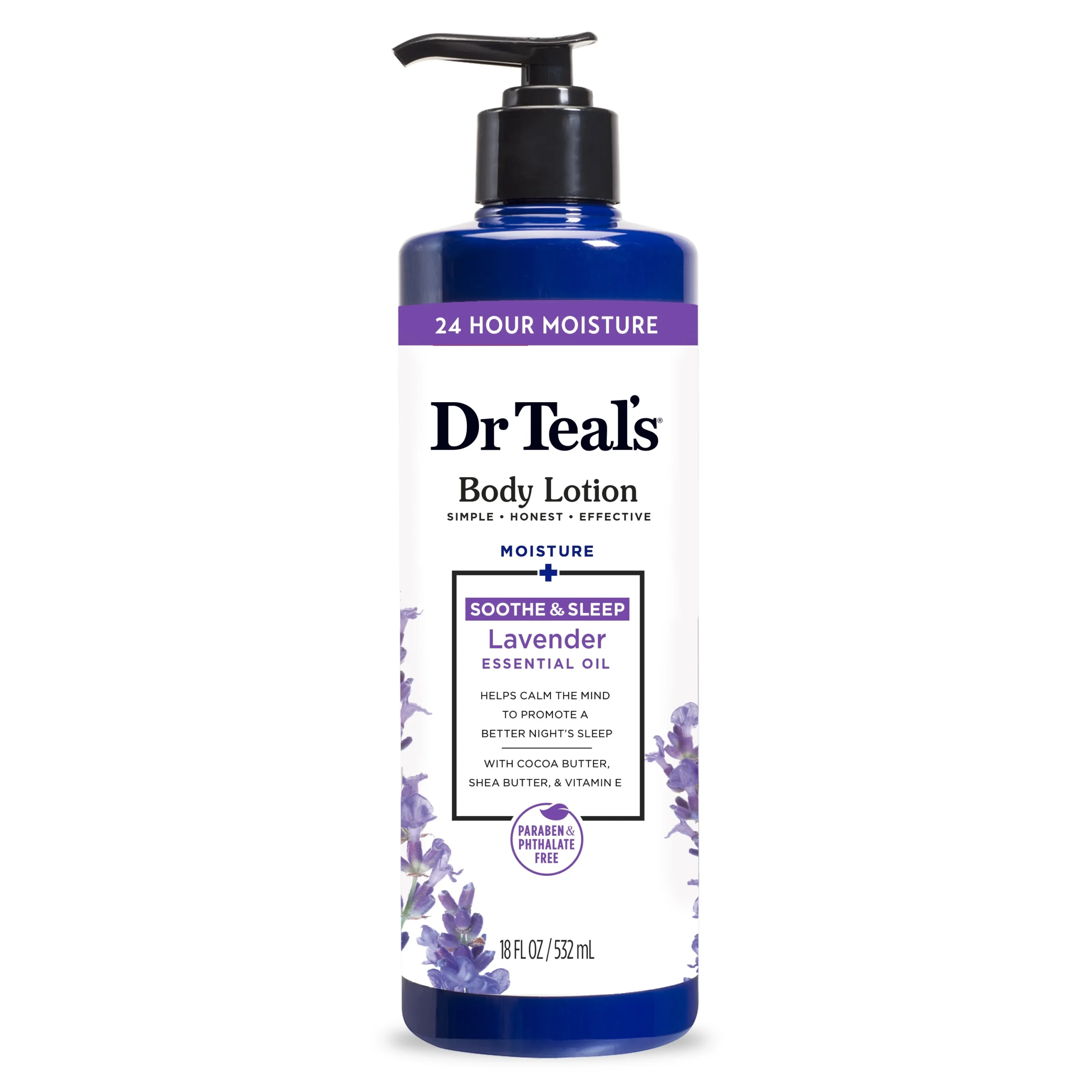 Dr Teal's Body Lotion Soothe & Sleep Lavender Essential Oil