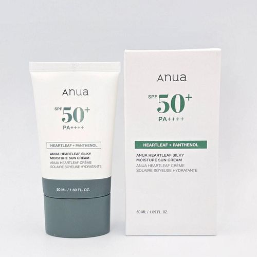 Anua Heartleaf + Panthenol Silky Moisture Sun Cream 50ml