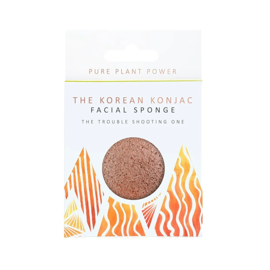 THE KOREAN KONJAC FACIAL SPONGE THE TROUBLE SHOOTING ONE