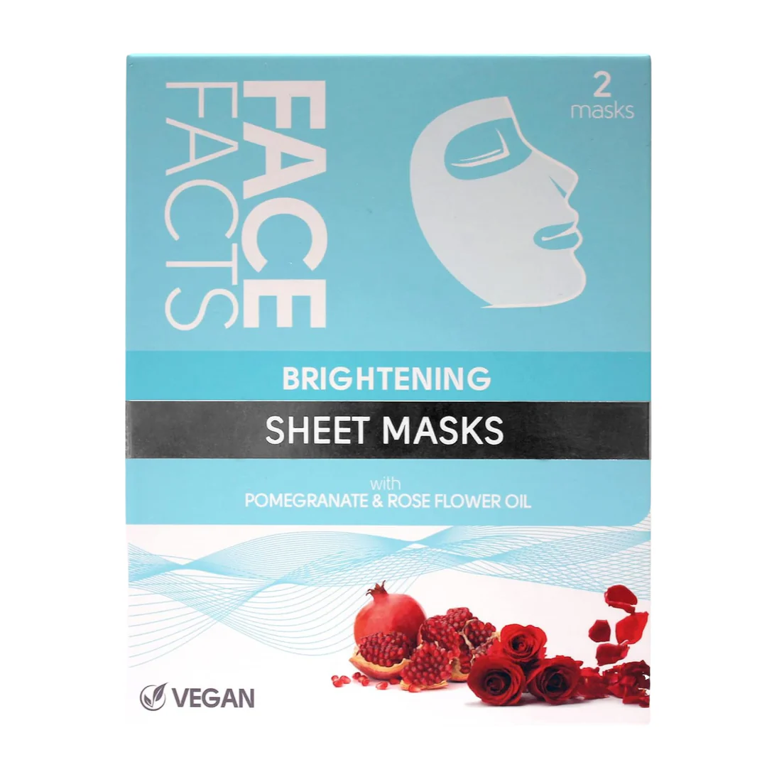 FACE FACTS BRIGHTENING SHEET MASKS