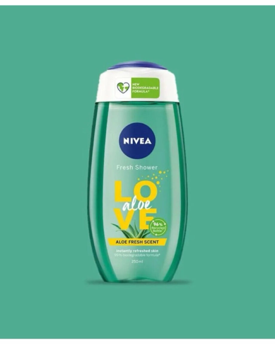 Nivea Fresh Shower Gel Aloe (Green)