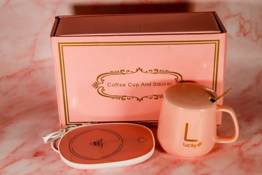 Self Heating Coffee Cup and Saucer
