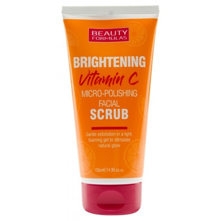 Beauty Formulas Brightening Vitamin C Micro-Polishing Facial Scrub 150ml