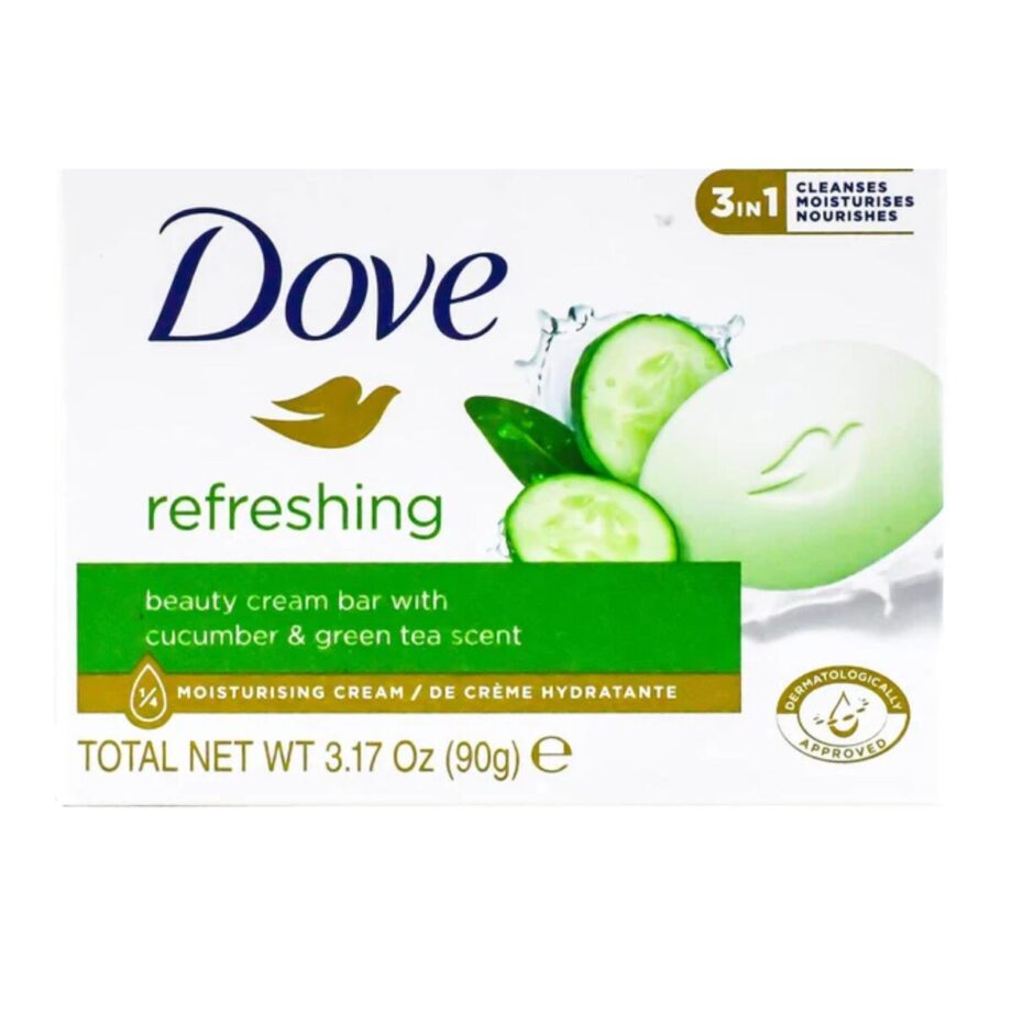 Dove Refreshing Beauty Cream Bar With Cucumber & Green Tea Scent