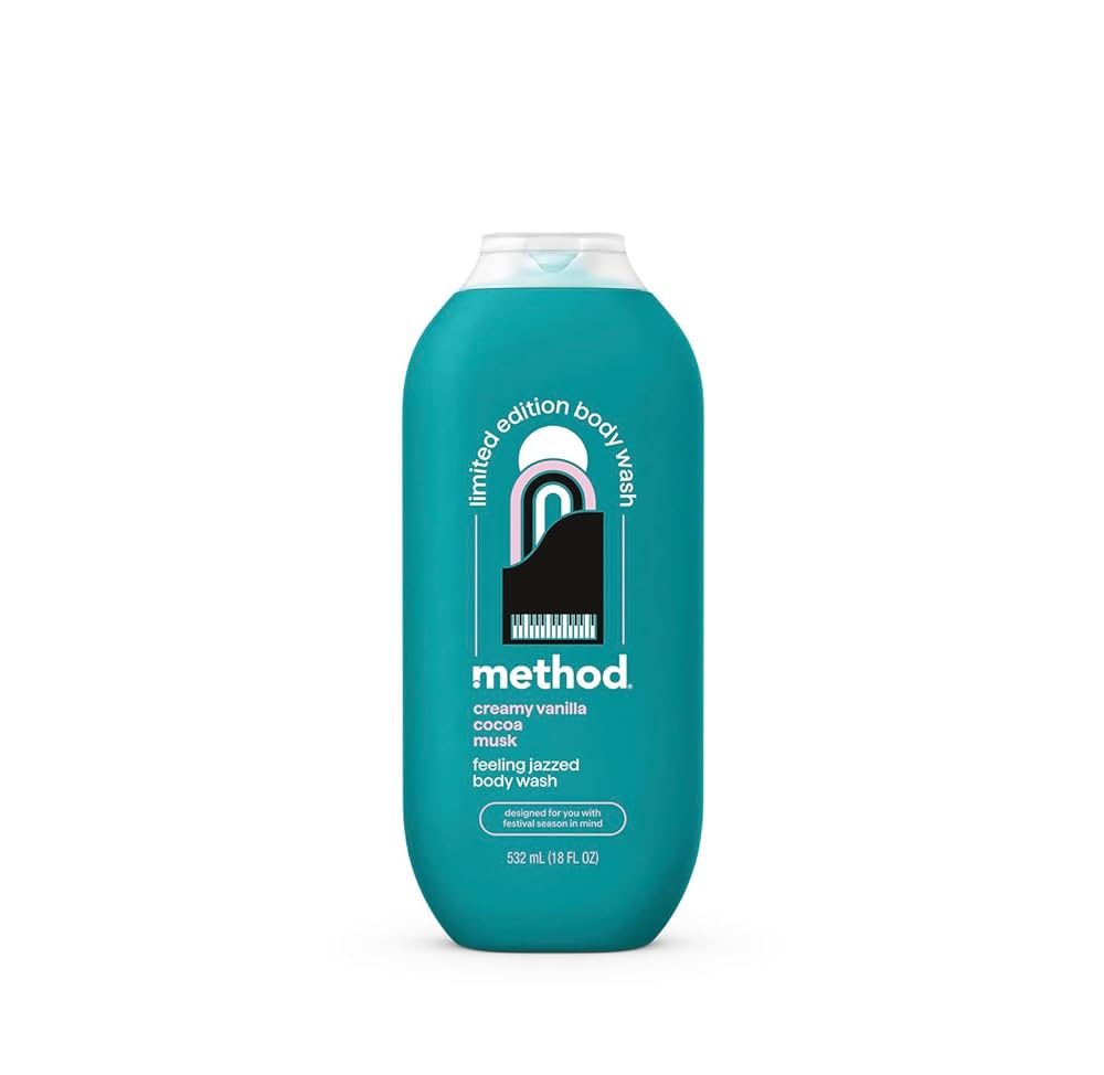Method Limited Edition Body Wash, Feeling Jazzed With Creamy Vanilla Cocoa Musk 532ml