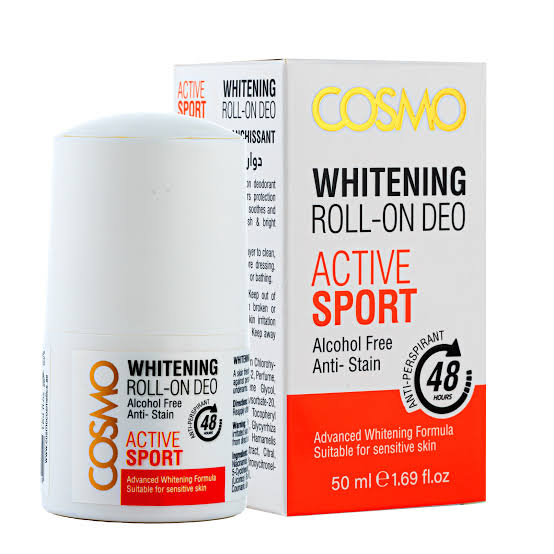 Cosmo Whitening Roll-On Deo, Active Sport 50ml