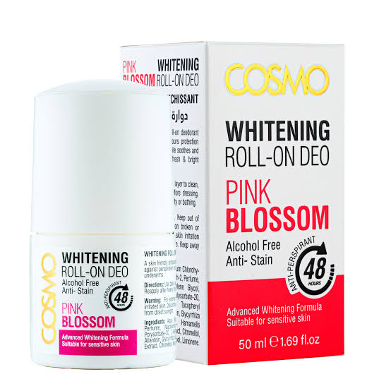 Cosmo Whitening Roll-On Deo, Pink Blossom 50ml