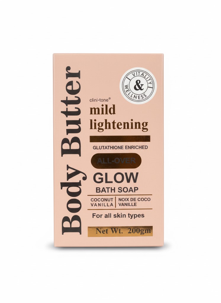 Clini-Tone Body Butter Mild Lightening Glow Bath Soap 200g